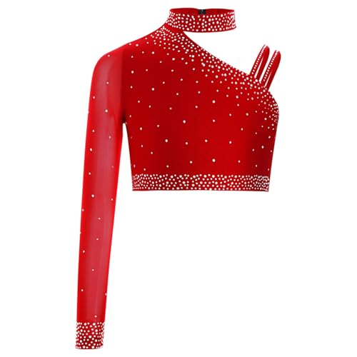 Girls Crop Top with Athletic Leggings Set 2 Piece Dance Outfits Gymnastics Workout Activewear Set4