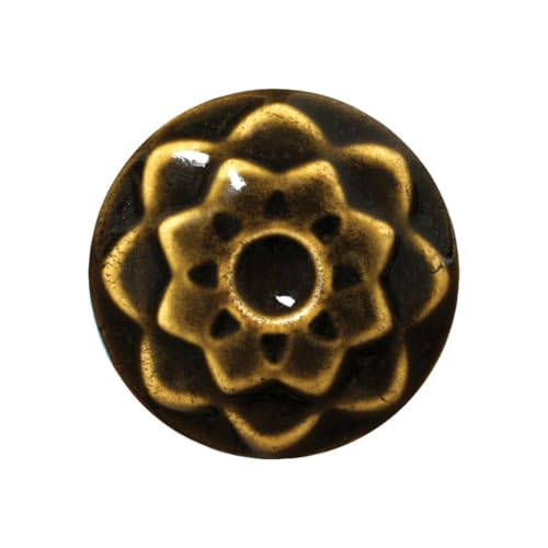 AMACO Celadon C-36 Iron Medium Brown High Fire Transparent Gloss Glaze Pint, 16 oz. (473 mL), 100% Mixable Mid-High Fire Cone 5-6 (C) Glaze for Bisque