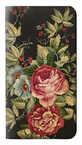 Housse cuir iPhone 15 Plus vintage antichoc contre les rayures avec étui clapet à fermeture aimantée