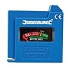Silverline Compact Battery Tester AAA / AA / C / D / 9V / LR1 / A23 / button cells (918147) #1