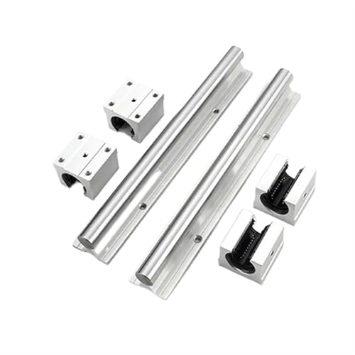 Axe linéaire SBR16 16 mm anti-vibration avec 4 chariots pour ébénisterie CNC