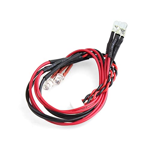 Faros LED coche RC 1/28 para reparar iluminación de Mini-Z 3