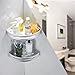 BESy Shower Corner Caddy Bathroom Shower Corner Shelf with Two Hooks, Self Adhesive or Wall Mount with Screws,Heavy Duty Aluminum 1 Tier Storage Shelves Triangle Baskets,Dull Polished Silver