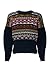 Jason Wu Rent the Runway Pre-Loved Wool Fairisle Sweater, Black, Large