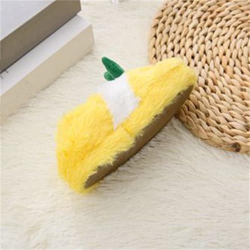 Girls Cute Warm Slipper in Winter Strawberry Bow Bunny Slippers Non-Slip Fuzzy Toddler House Shoes Soft Plush Slippers2