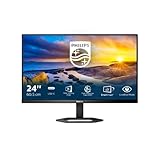 Philips 24E1N5300AE - 24 Pulgadas FHD Monitor, IPS, 75Hz, 1ms, USB-C 65w Power Delivery, Altavoces, Altura Ajustable, USB Hub (1920 x 1080 @ 75Hz, 300  CD/m² HDMI 1.4 / DP 1.2 / USB-C 3.2)