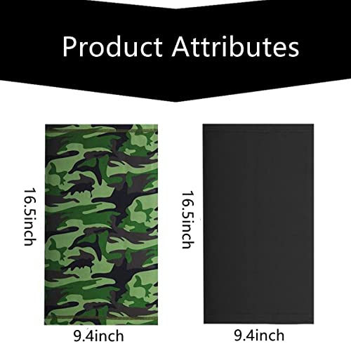 10 Pcs Bandana para el Cuello Verano Gaiter para Hombre Balaclava Transpirable y Fresco para Senderismo Ciclismo Camping miniatura 3