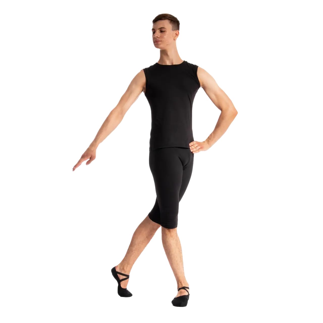 Etoile Calzamaglia da Uomo per Prove Lunga al Ginocchio MP003 per Bloch Sport Danza Classica Ballo Ballerino Relax Balletto Saggio Prove Esibizioni Allenamento Pantalone