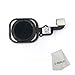 E-repair Home Button Key Flex Cable with Rubber Gasket Replacement for Iphone 6s and 6s Plus (Black)