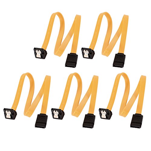 Cable SATA naranja 44 cm 7 pines 5 unidades