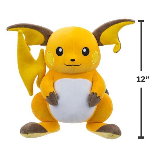 Pokémon PKW3111-30 cm Plüsch – Raichu, offizielles Plüsch