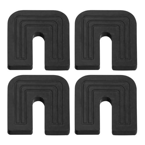QUARKZMAN 4 Stück U-förmige Schwingungsdämpfungs-Pads