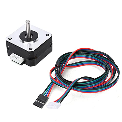 Spacnana Nema 17 Stepper Motor 2 Phases 1.8 ° DC 4.1 V Engine for a Reliable Extruder Output
