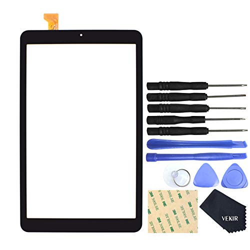 VEKIR[NO LCD] Touch Digitizer Screen Replacement for Samsung Galaxy Tab A 8.0 2018 SM-T387 (Black)