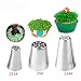 Produktbild Spritztülle aus Edelstahl, Gras, für Kuchen, Cupcakes, Kekse, Dessertdekoration, Gebäckherstellung, 3 Stück 3pcs