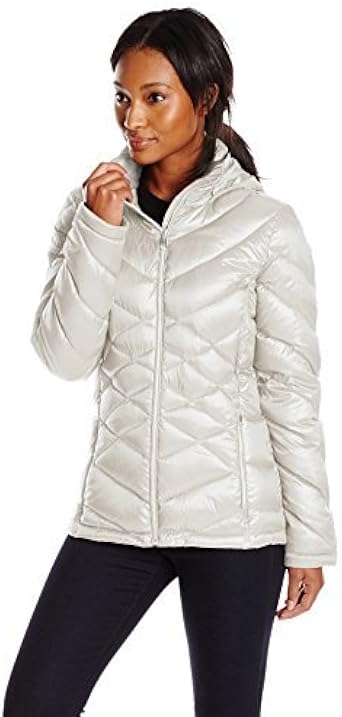 silver packable down jacket
