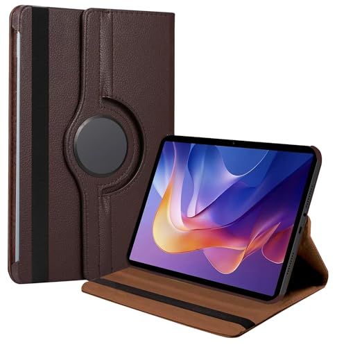 Image of TGK 360 Rotatable Smart Flip Cover for Xiaomi Redmi Pad 2 11 inch Tablet Case (Brown)