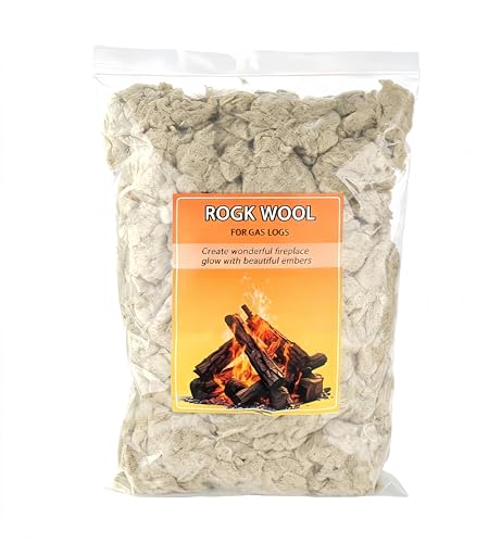 VKQ 10 Oz Gas Fireplace Glowing Embers