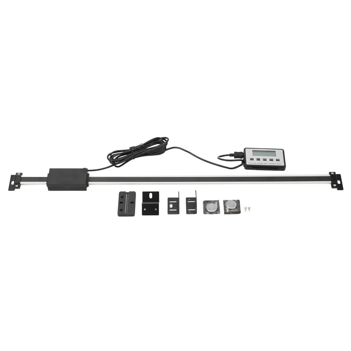 Digitalanzeige Set,Digital readout kit Auslesewaage Digitalanzeige Wegsensor genaue digitale LCD-Skala Kit für Fräsmaschinen-Drehmaschinen,Genauigkeit: ±0,06 mm,0-500 mm