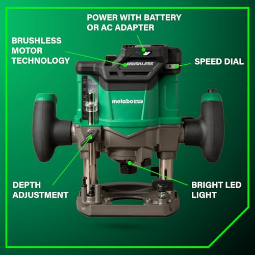 Metabo HPT 36V Cordless Plunge Router