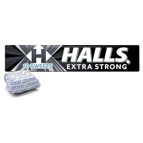 HALLS Extra Strong Clearing Menthol Action Sweets 33.5g