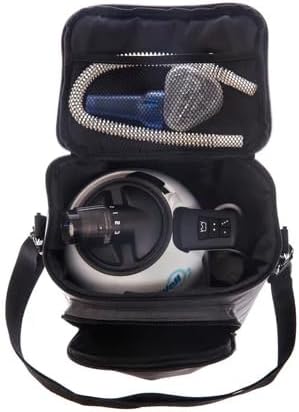 Carrying Bag for the Breathing Trainer with Warm Steam Intake, Portable Travel Carry Case with Zip Pockets and Strap for Trainer Device