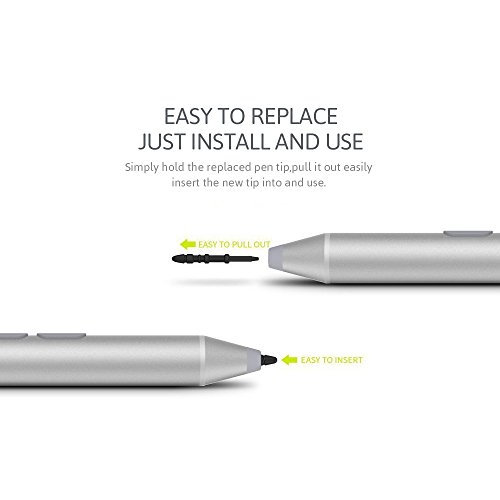 Digital Pen Active Stylus Compatible with Sur-face Pro 7, Pro 6, Pro 5, Pro 4, Pro 3, Sur-face Laptop 3 2 1, Sur-face Book 2, Book 1, Sur-face Go,1024 Level Pressure Sensitivity