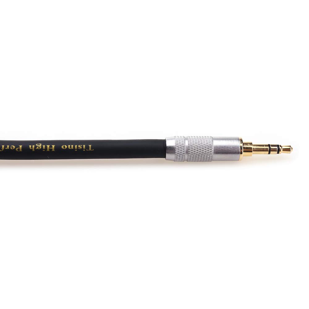 Tisino Câble 3,5 mm vers XLR - Prise Mini-Jack Déséquilibrée vers Adaptateur XLR Mâle - Cordon de Microphone - 2m