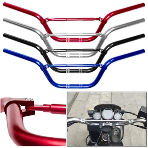 Manillar motocicleta 22 mm con barra transversal antibridaciones de aluminio 2