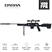 Black Ops The Sniper S - Air Gun Pellet Sniper Rifle with Scope, Shoot Pellet Rifle .177 Caliber Pellets, Break Barrel Air Rifle, High Powered Pellet Gun Rifle, 1,250 FPS, Power Piston