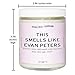 Cool Girl Candles | This Smells Like Evan Peters Scented Candle | All Natural Coconut Soy Wax | The Best Strong Scented Candles for Home Fragrance | Clean Burning | Funny Gifts | 8.5 fl oz