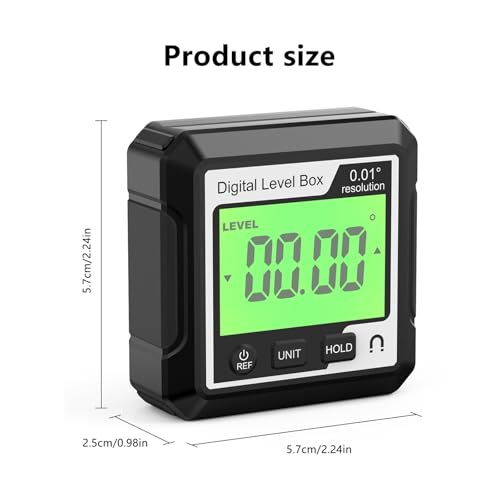 Nivel Digital Ángulo 360° Medidor Electrónico Inclinómetro Mini miniatura 2