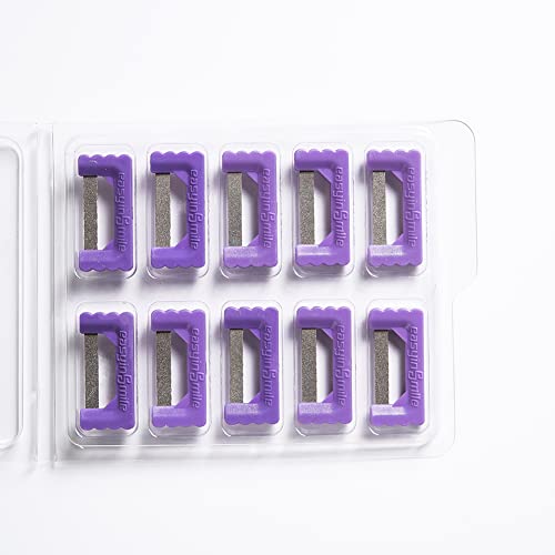 Image of 10pcs Easyinsmile IPR Dental Kit Orthodontic Interproximal Enamel Reduction Strips Tooth Polish Abrasive Saw Oral Care Cleaning Tool (Purple)