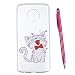Produktbild TOUCASA Hülle für Motorola Moto G6 Plus, TPU Silikon Ultra-dünn Protective Handytasche [Shockproof] Flexible TPU Bumper Handytasche Gummi Dünn Abdeckung Schutzhülle (Katze)