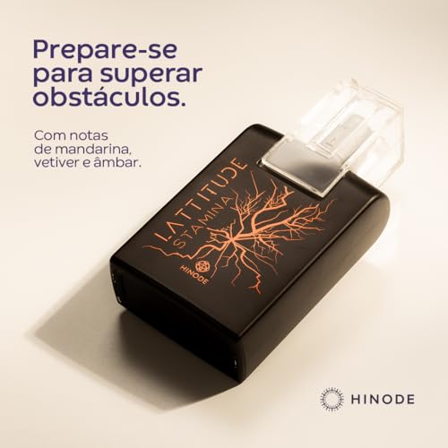 Lattitude Stamina Hinode Perfume Masculino Amadeirado