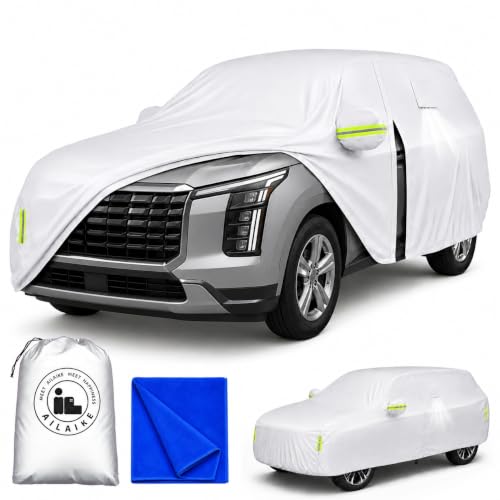 Image of Car Cover Waterproof All Weather Custom Fit for Hyundai Palisade.