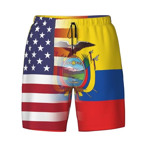 Short de bain plage d'été USA Équateur double couche idéal pour le beach-volley