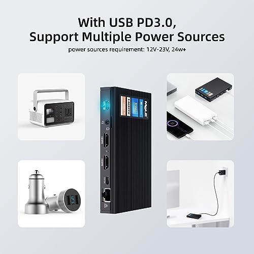 Miniatura 3 de MeLE Quieter3C Mini PC sin ventilador Windows 11 Home, N5105 4GB 128GB Micro computadora de escritorio pequeño con función completa USB-C, WiFi5,