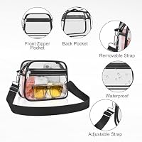 USPECLARE Clear Bag for Stadium Events Clear Sports Fan Handbags Purses — image 3