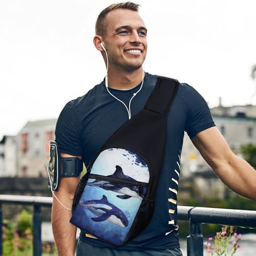 Sling Bag para mujer y hombre mochila pequeña de día miniatura 6