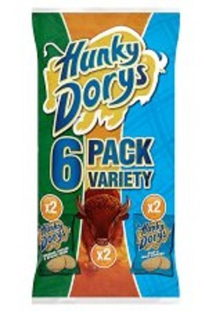 HUNKY DORY Crisps from Ireland - VARIETY 6 PACK by Hunkydory