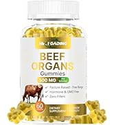 HEALOADING Beef Organ Supplement for Women:Grass Fed Beef Organ Gummies Supplement, Wellness with...