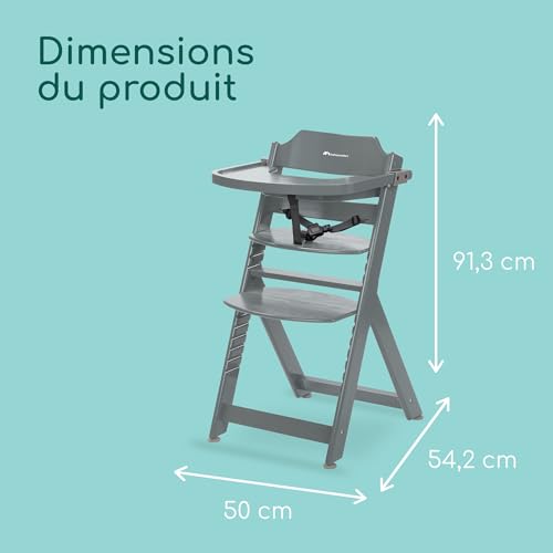 BEBECONFORT Timba Chaise haute bébé Chaise bois De à 30kg Warm - vue 8