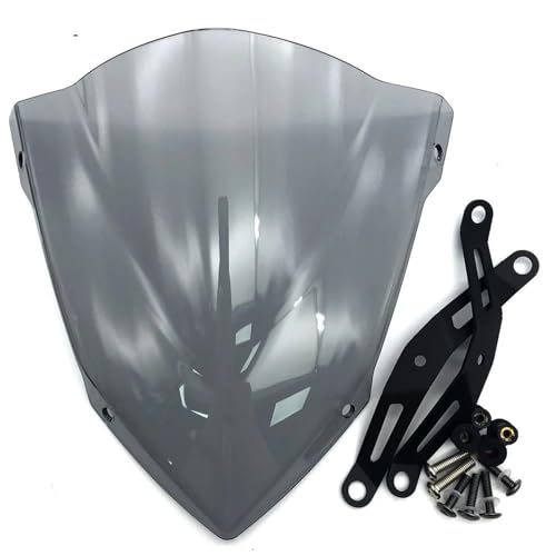 Déflecteur de vent moto sport touring visière avant MT-03 MT-25 smoke