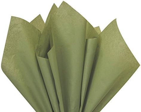 Tapestry Green Tissue Paper Ream 480 Sheets Wholesale Packaging Gift Wrap by DIY Florist Supply