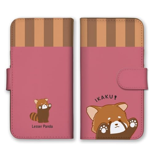 Google Pixel8 用 ケース 手帳型 グーグルピクセル8 スマホケース レッサーパンダ 動物 可愛い かわいい イラスト キャラクター カラー03