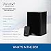 Vanatoo Black Transparent One Encore Plus Near Field Studio Monitor Speakers Pair for TV, PC, Gaming. Powered Speakers for Desktop and Room. AUX, USB, Bluetooth, Toslink Optical, Coax, Remote.