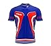 ScudoPro Netherlands Full Zipper Bike Short Sleeve Cycling Jersey for Women - Size XL Multicolored