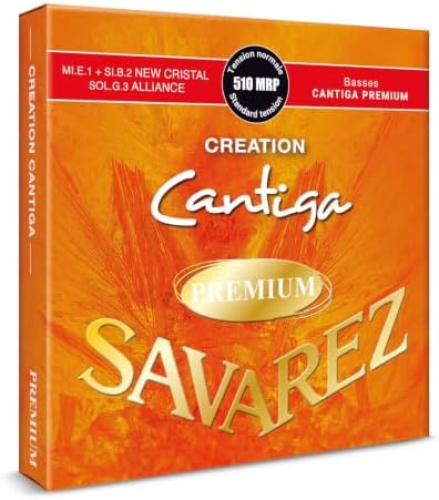 Savarez Classical Guitar Strings Cantiga and Creation Premium 510MRJP Creation Trebles, Cantiga Basses, Mixed Tension, Full Set (STSAV51-50491) image 4
