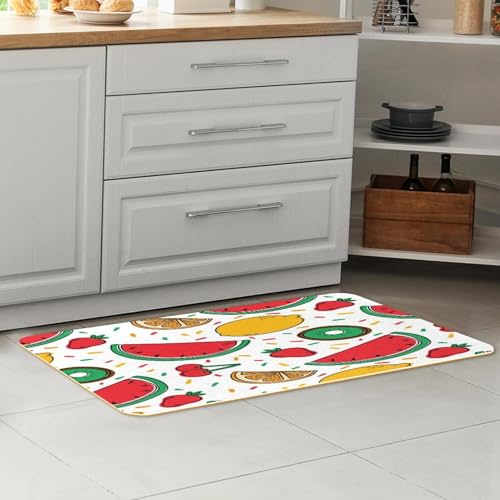 Tapis de cuisine lavable pour sécuriser et absorber l'eau du sol - 7